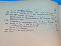 Yearbooks for the German Army and Navy. January to March 1885. Contents: Hessian Free Corps 1809/ Fortifications of Belgium/ Accurate Shots/ Fortress War Games, and many other topics. 