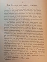 Yearbooks for the German Army and Navy. July to September 1885. Contents: Tactical forms of our field artillery/ handwritten Langensalza Chronicle/ Napoleon's strategy and tactics/ Cavalry of the Silesian Army 
