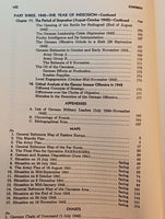 The German Campaign in Russia: Planning and Operations (1940-1942)
