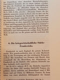 Krieg und Wirtschaft. Vergriffenes Exemplar!
