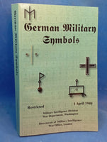 German Military Symbols: 1 April 1944. Reprint_!