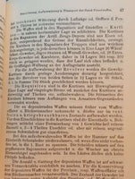 Handbook of the Imperial and Royal Austrian Army. Part 1 - Section 7: Small Arms and Edged Weapons