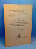Die operative Verwendung der deutschen Kavallerie im Weltkrieg 1914-18. Teil  I: Friedensvorbereitung
