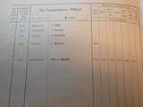 Übersicht der vom königlichen Ersten Garde-Regiment zu Fuß bis jetzt zur königlichen Kriegsakademie kommandiert gewesenen Herren Offizieren unter Angabe ihrer erreichten Dienstgrade, ihrer Kommandierungen, Versetzungen und Verwendungen. Seltene Rarität!
