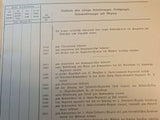 Übersicht der vom königlichen Ersten Garde-Regiment zu Fuß bis jetzt zur königlichen Kriegsakademie kommandiert gewesenen Herren Offizieren unter Angabe ihrer erreichten Dienstgrade, ihrer Kommandierungen, Versetzungen und Verwendungen. Seltene Rarität!