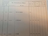 Übersicht der vom königlichen Ersten Garde-Regiment zu Fuß bis jetzt zur königlichen Kriegsakademie kommandiert gewesenen Herren Offizieren unter Angabe ihrer erreichten Dienstgrade, ihrer Kommandierungen, Versetzungen und Verwendungen. Seltene Rarität!