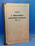 History of the 3rd East Prussian Field Artillery Regiment No. 79