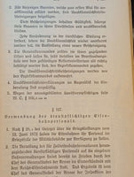 Deutsche Wehrordnung vom 22. November 1888, Neuabdruck, Berlin 1904