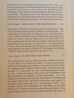 Grand Admiral Erich Raeder. My life. 2 volumes (Volume 1: Until the naval agreement with England in 1935 / Volume 2: From 1935 to Spandau in 1955).