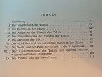 Die Taktik als Bestandteil der Kriegskunst