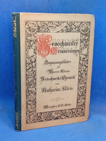 War and peace pictures from 1870 by Pastor Klein of Fröschweiler in Alsace.