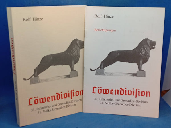 Löwen-Division. 31. Infanterie- und Grenadierdivision, 31. Volksgrenadierdivision+ mit dem Berichtigungsheft!