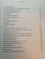 Die 79. Infanterie Division 1939-1945.