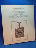 Preußische Fahnen und Standarten. 24 Sechsfarbendrucke nach Originalzeichnungen von Kareus und Reinhold Redlin in Mappe.