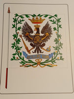 Preußische Fahnen und Standarten. 24 Sechsfarbendrucke nach Originalzeichnungen von Kareus und Reinhold Redlin in Mappe.