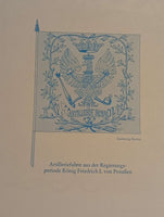 Preußische Fahnen und Standarten. 24 Sechsfarbendrucke nach Originalzeichnungen von Kareus und Reinhold Redlin in Mappe.