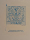 Preußische Fahnen und Standarten. 24 Sechsfarbendrucke nach Originalzeichnungen von Kareus und Reinhold Redlin in Mappe.