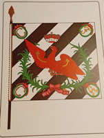 Preußische Fahnen und Standarten. 24 Sechsfarbendrucke nach Originalzeichnungen von Kareus und Reinhold Redlin in Mappe.
