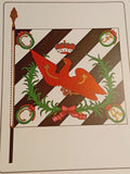 Preußische Fahnen und Standarten. 24 Sechsfarbendrucke nach Originalzeichnungen von Kareus und Reinhold Redlin in Mappe.
