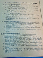 L.Dv.T. 2088 A-4/FI Ju 88 A-4 Wartungskarte. Seltenes Orginal!