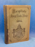 Rangliste der Königlich Sächsischen Armee für das Jahr 1904
