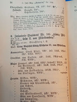 Rangliste der Königlich Sächsischen Armee für das Jahr 1904