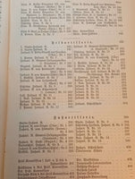 Ranking list of active service personnel of the Royal Prussian Army and the XIII. (Royal Württemberg) Army Corps 1900. 