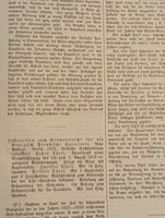 Allgemeine Militär-Zeitung; fast kompletten Jahresband 1873. Von der Gesellschaft deutscher Offiziere und Militärbeamten. Seltene Rarität!
