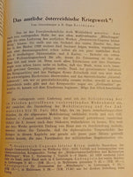 Militärwissenschaftliche und Technische Mitteilungen. Kompletter Jahrgang 1929. Eine der wohl umfangreichsten Spezial-Quell-Literatur über die Kämpfe der deutsch/österreich-ungarischen Truppen in den Gebirgskämpfen des 1.Weltkrieges