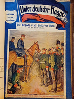 Unter deutscher Flagge - Sammlung historischer Erzählungen, Heft 51 bis 69 in einem Band gebunden!