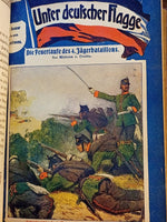 Unter deutscher Flagge - Sammlung historischer Erzählungen, Heft 51 bis 69 in einem Band gebunden!