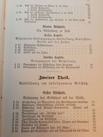 Exerzier-Reglement für die K.B. Feld-Artillerie. Seltene Rarität!
