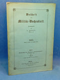 Supplement to the Military Weekly, Issues 8-10: History of the Berlin Invalidenhaus 1748-1884.