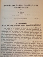 Supplement to the Military Weekly, Issues 8-10: History of the Berlin Invalidenhaus 1748-1884.
