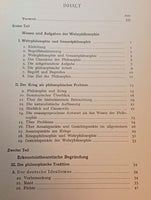 Wehrphilosophie. (Wehr und Wissenschaft Band 5.)
