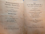 Das K. B. Jäger-Regiment Nr.1 im Weltkrieg: Das K. B. 1. Jäger Bataillon König / Das K. B. 2. Jäger Bataillon / Das K. B.Reserve-Jäger- Bataillon 2.&nbsp;