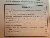 Military Scientific Reports. Issue April 1933: Contents: Infantry Organization/Military Railway Analysis 1916/Mountain Warfare etc.