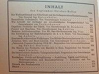 Military Scientific Reports. Issue September-October 1931: Contents: Modern Artillery Ammunition/Naval Warfare/Pioneer and Machine/Armistice of Villa Giusti etc.