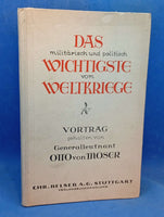 The most important military and political aspect of the World War.