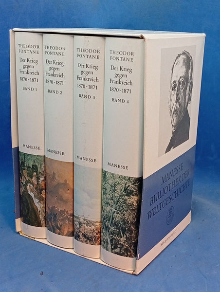 Der Krieg gegen Frankreich 1870 - 1871. Vier Bände im Original-Schuber.