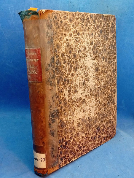 Armee-Verordnungsblatt, kompletter Jahrgang 1895. Offizielle und amtliche Mitteilungen des preußischen Kriegsministeriums zu Militärischen Fragen aller Art. Höchst informativ und sehr selten noch zu bekommen!!