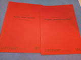 Konvolut von 11 Baubeschreibungen speziell zu Focke-Wulf-Flugzeugtypen. Heftnumern LD 1-11, aus der Reihe " Luftfahrt Dokumente ".