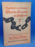The verdict in the Leipzig submarine trial: A miscarriage of justice? Legal and military expert opinions.