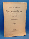 Battles and development of the Russian Navy from its inception to the present day. 1704–1904
