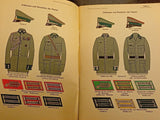 Die Deutsche Wehrmacht - Heer, Luftwaffe, Kriegsmarine - Uniformen und Abzeichen auf 21 Tafeln in originalgetreuer 15farbiger Darstellung