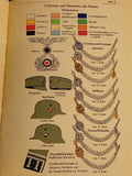 Die Deutsche Wehrmacht - Heer, Luftwaffe, Kriegsmarine - Uniformen und Abzeichen auf 21 Tafeln in originalgetreuer 15farbiger Darstellung