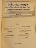 Magazine review of the Reichswehr Ministry: Issues 1-9, 1929, and Issues 3-12, 1930. A rare find!