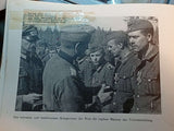 Der Ruhmesweg einer deutschen Division in Finnland. Bildband der 169.Infanterie-Division. Mit orginalen Begleittext der Überreichung &nbsp;eines Kompanie-Chefs an die Familie Marx sowie orginale Umbettungsbescheinigung des Unteroffiziers Marx in Finnland.