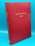 Army organization 1939. Structure, locations and commanders of all units and offices of the peacetime army on January 3, 1939 and the war organization of September 1, 1939.