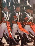 In colorful uniforms. Military ceremonies in 16 nations